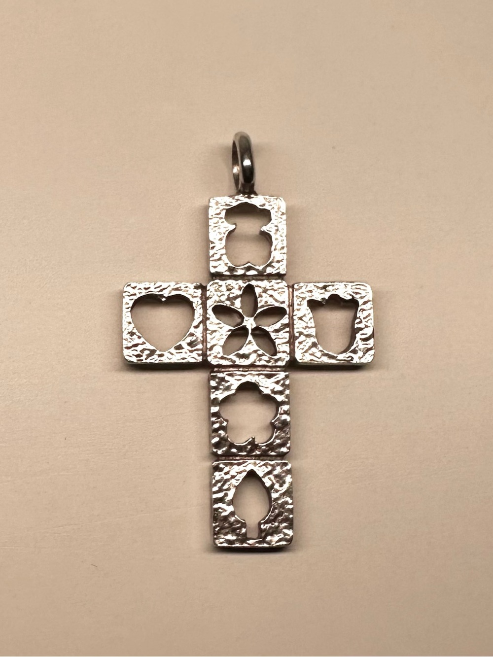 TOUS Sterling Silver Cross Pendant